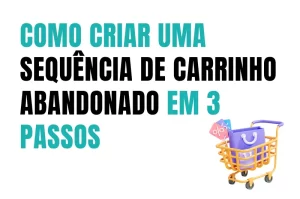 sequência de carrinho abandonado